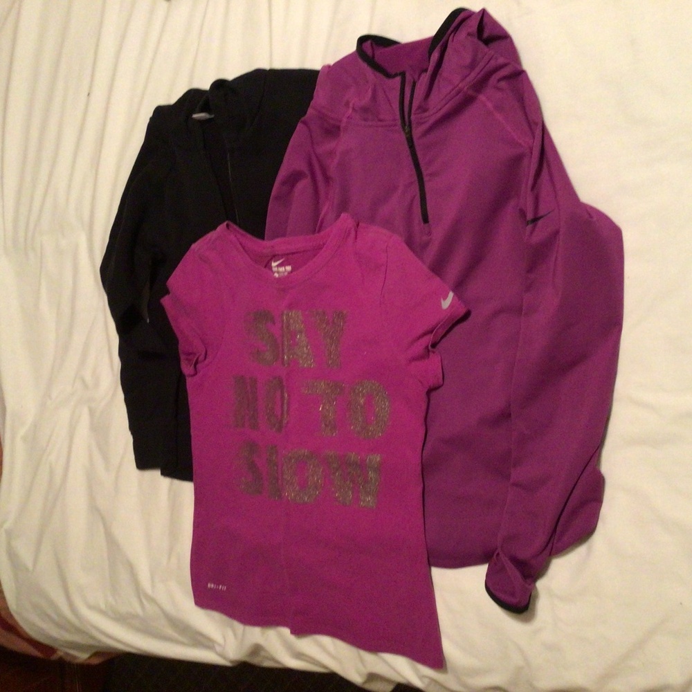 Shirt and 2 jackets girls